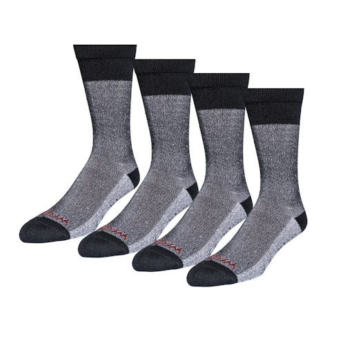 Wrangler Men's Five Star Relaxed Comfort Crew Socks 4-Pack for $6 + free shipping w/ $35