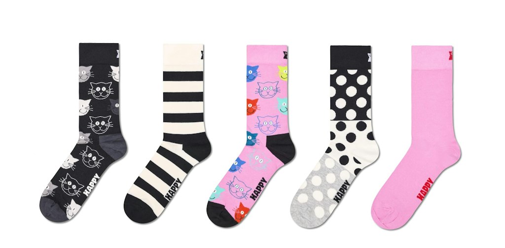 Happy Socks Pattern Socks 5-Pack: $4.83