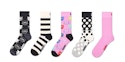Happy Socks Pattern Socks 5-Pack for $5 + free shipping w/ Prime