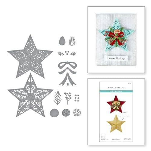Spellbinders Barn Star Wreath Etched Dies: $24.99 Spellbinders Barn Star Wreath Etched Dies: $24.99