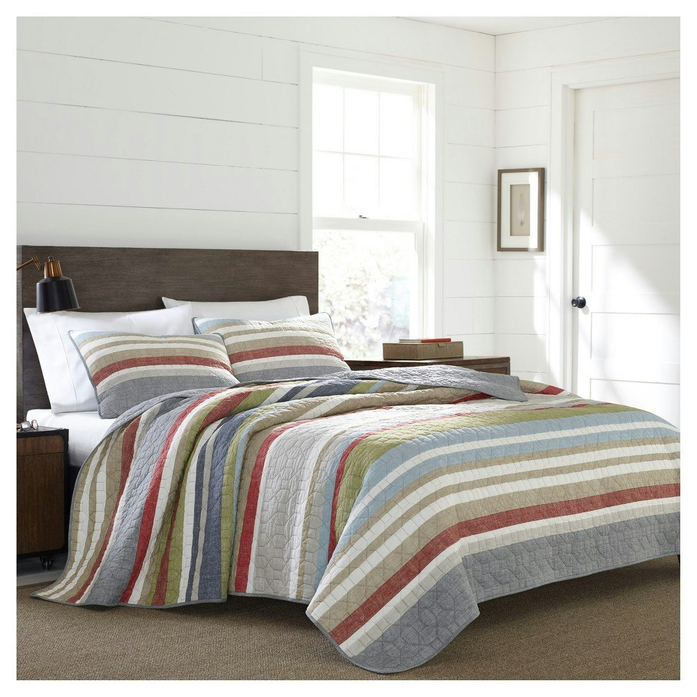 Eddie Bauer Salmon Ladder 3-Piece King Quilt Set: $119.99 Eddie Bauer Salmon Ladder 3-Piece King Quilt Set: $119.99