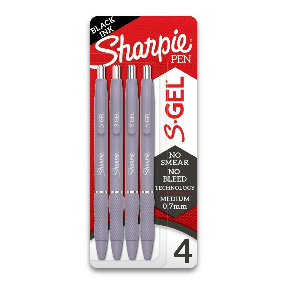 Sharpie S-Gel 0.7mm Medium Point Pens 4-Pack: $4.89