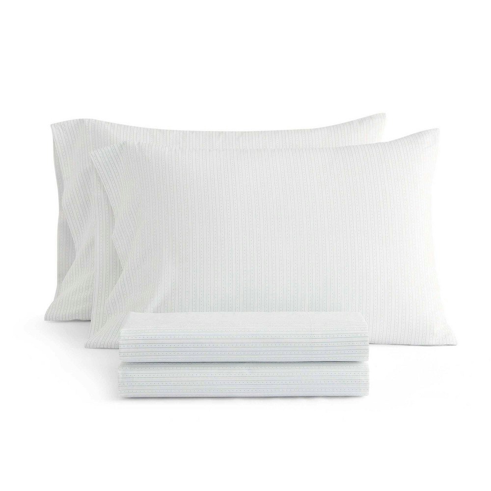 Martha Stewart Full Dottie Stripe Sheet Set: $69.99