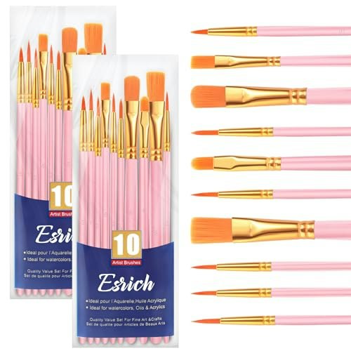 Esrich Paint Brushes 20-Pack: $5.07