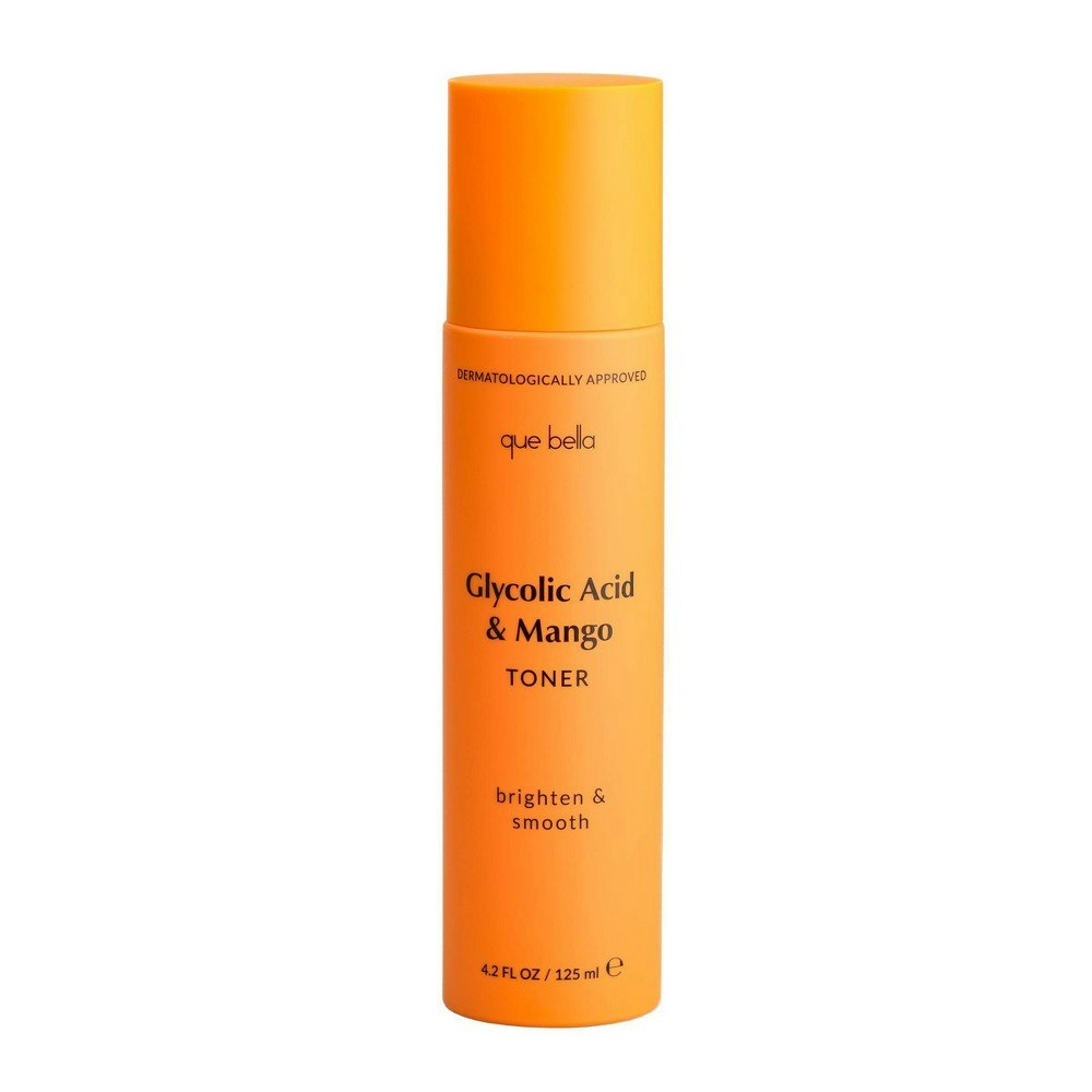 Que Bella Glycolic Acid and Mango Brightening and Smoothing Facial Toner 4.2-fl oz: $8.99