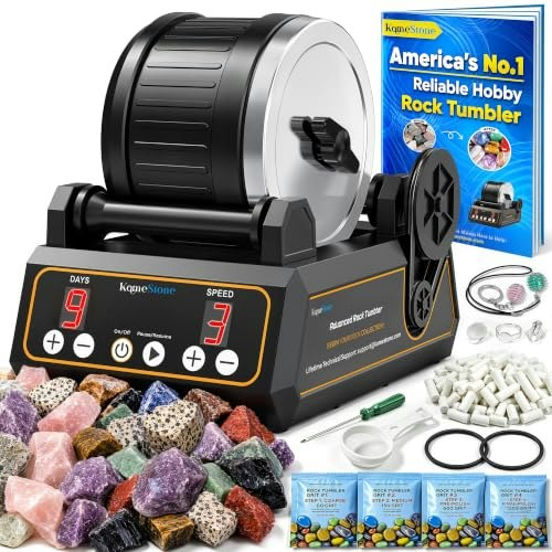 KomeStone K1 Quiet Rock Tumbler Kit: $52.32 KomeStone K1 Quiet Rock Tumbler Kit: $52.32