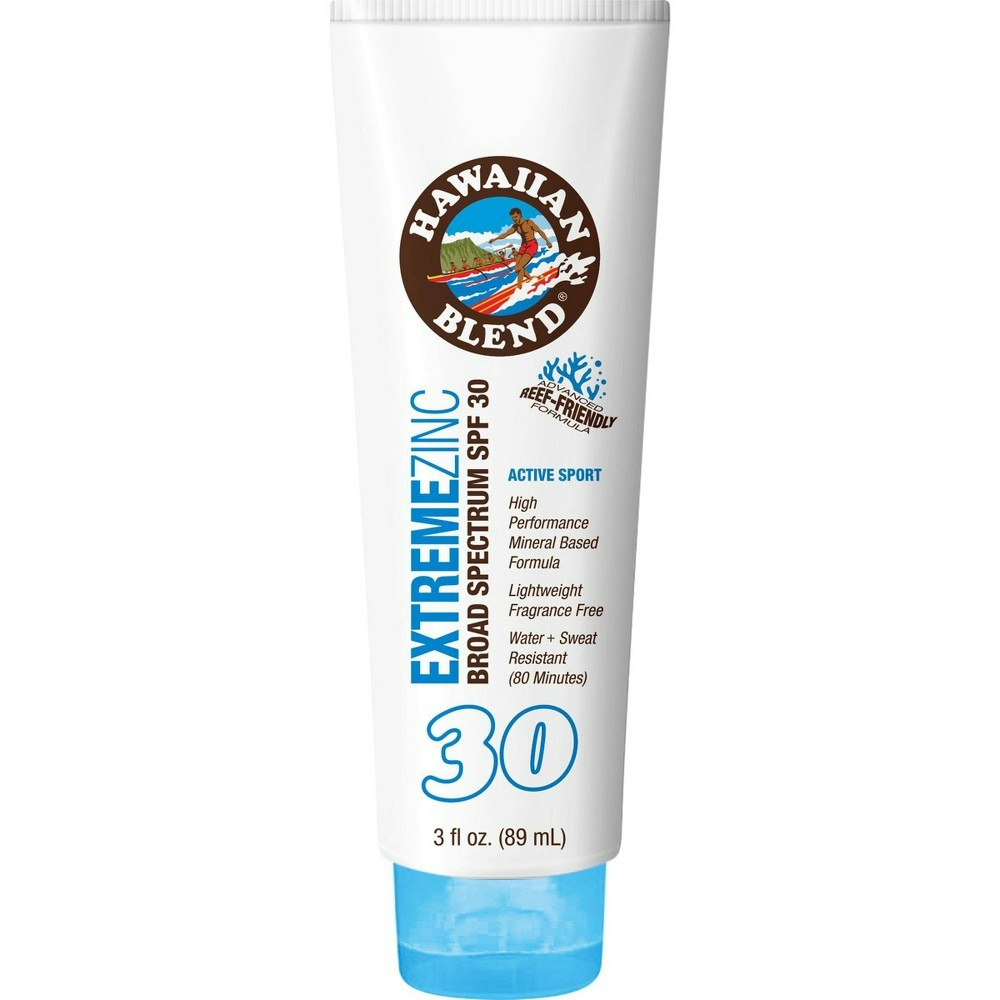 Hawaiian Blend Extreme Zinc Sunscreen SPF 30 3-fl-oz: $13.99 Hawaiian Blend Extreme Zinc Sunscreen SPF 30 3-fl-oz: $13.99