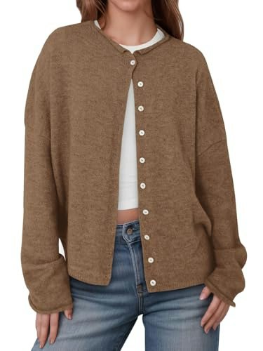 Saodimallsu Women's Long Sleeve Button-Up Knit Cardigan: $28.04 Saodimallsu Women's Long Sleeve Button-Up Knit Cardigan: $28.04