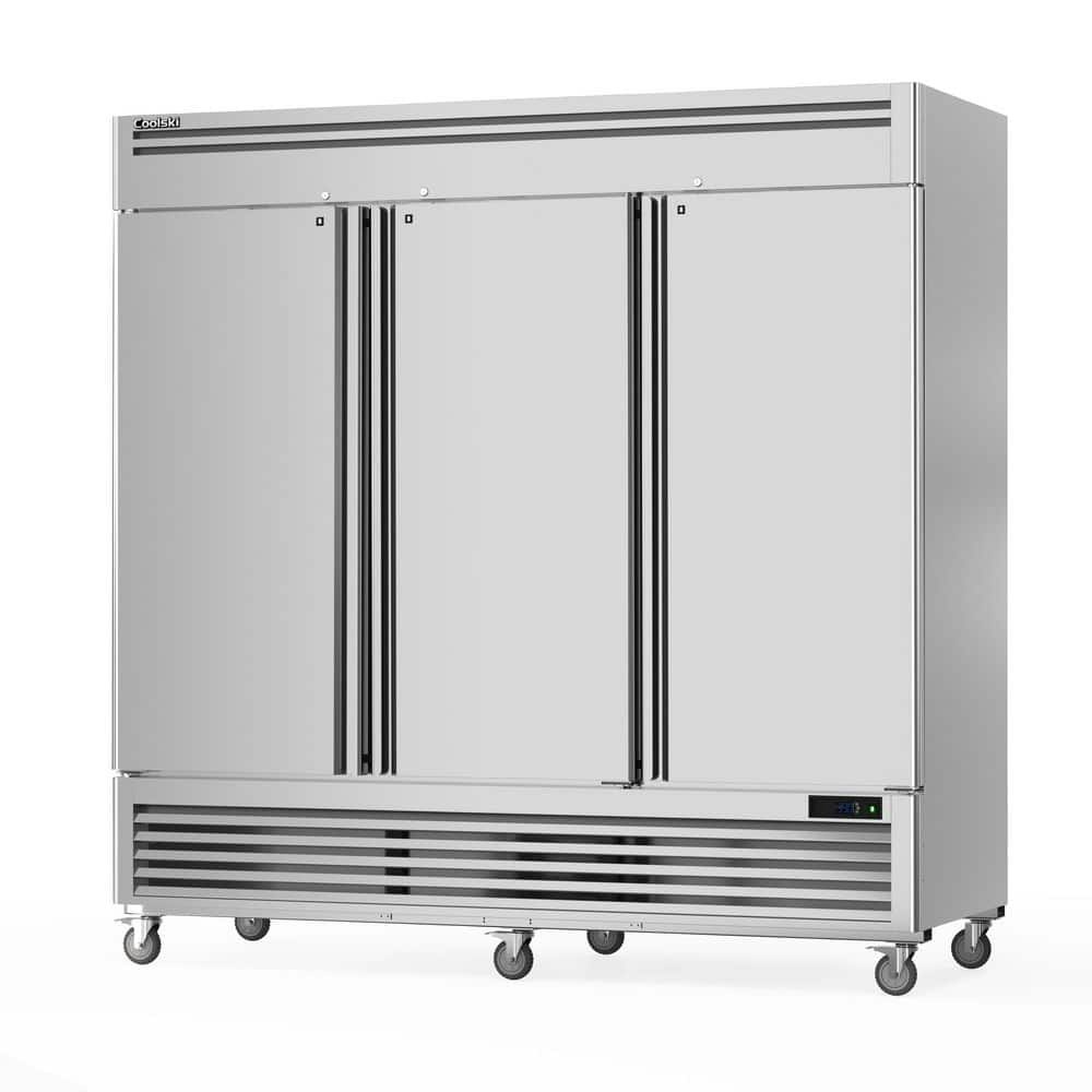 82-inch 72-cubic-foot 3-Door Commercial Reach-in Refrigerator: $4,038.46