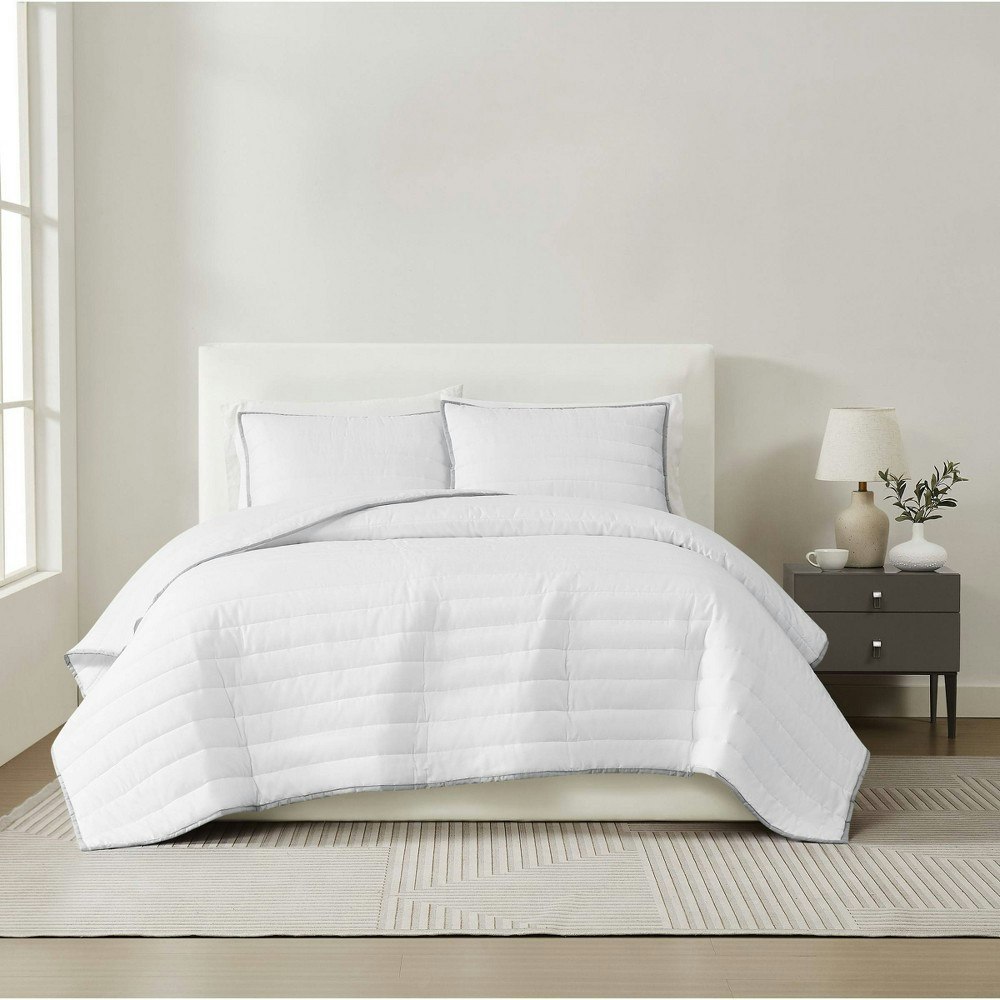 Christian Siriano King Cotton Sateen 3-Piece Quilt Set: $80.99 Christian Siriano King Cotton Sateen 3-Piece Quilt Set: $80.99