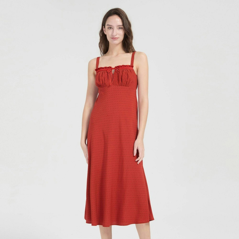 Women's Empire Waist Midi Dress: $45 Women's Empire Waist Midi Dress: $45