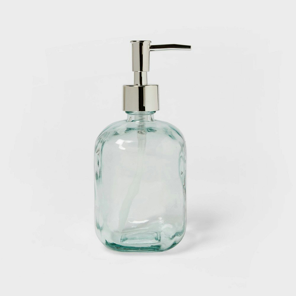 Threshold Recycled Glass Soap Dispenser: $13 Threshold Recycled Glass Soap Dispenser: $13