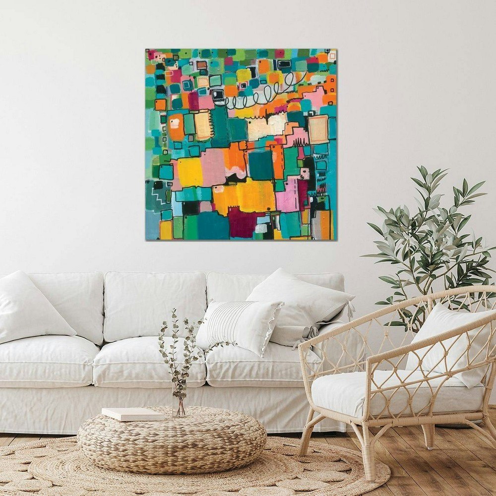 iCanvas 37" x 37" Afternoon Delight by Leah Nadeau Canvas Print: $154.99 iCanvas 37" x 37" Afternoon Delight by Leah Nadeau Canvas Print: $154.99