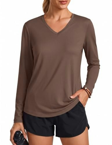 Pinspark Women's UPF 50+ Quick Dry Long Sleeve Athletic Shirt: $12.74 Pinspark Women's UPF 50+ Quick Dry Long Sleeve Athletic Shirt: $12.74