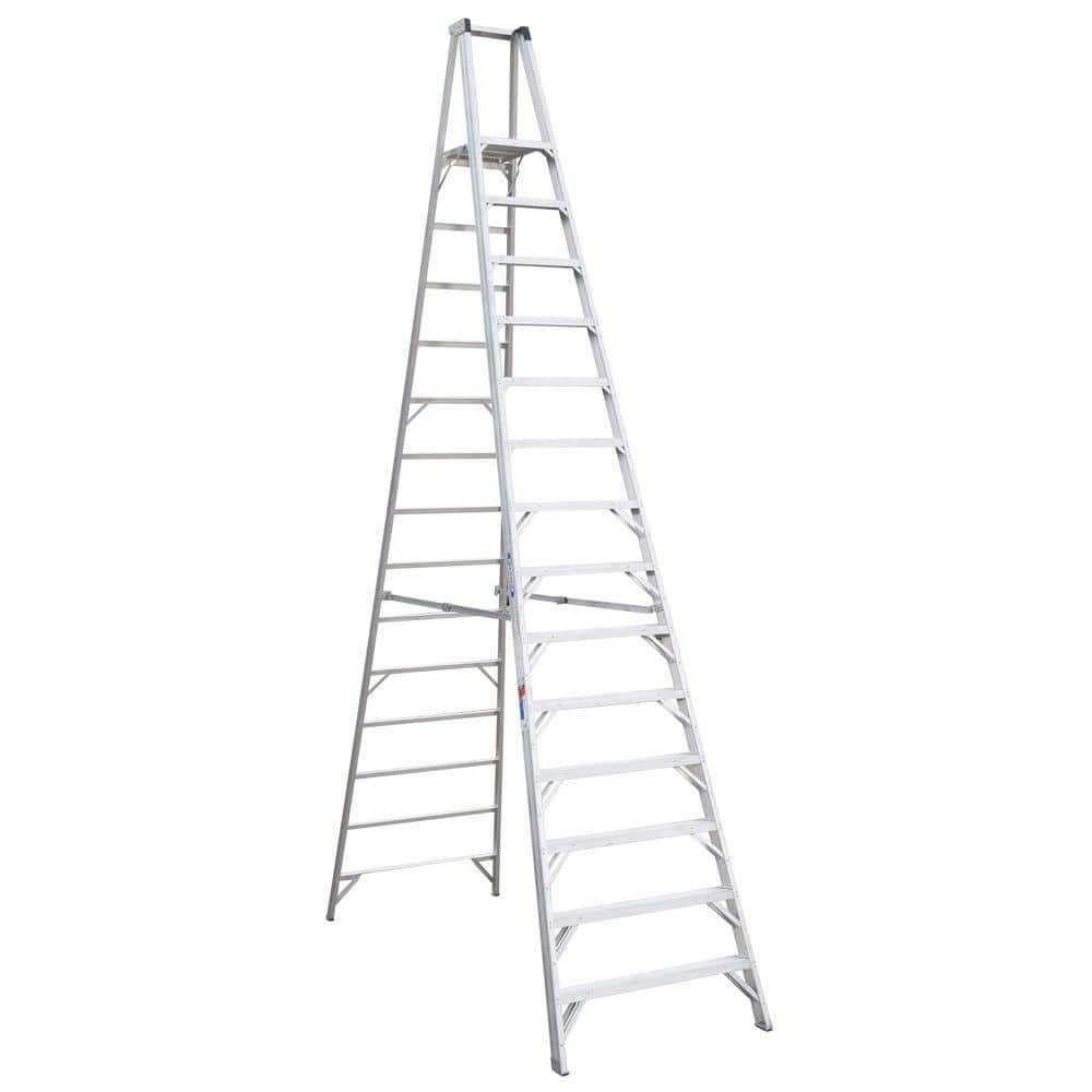 14-Foot Aluminum Platform Step Ladder: $980.14 14-Foot Aluminum Platform Step Ladder: $980.14
