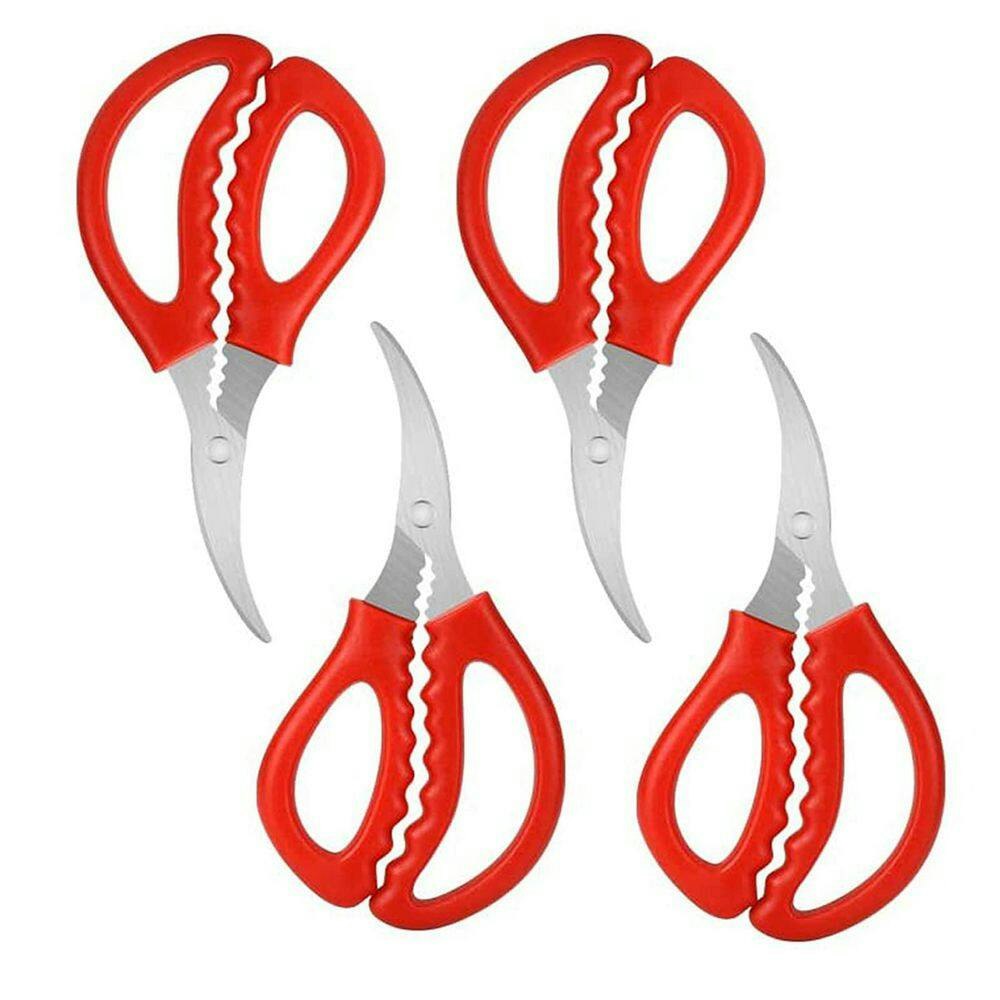 Stainless Steel Seafood Scissors 4-Pack: $79.15