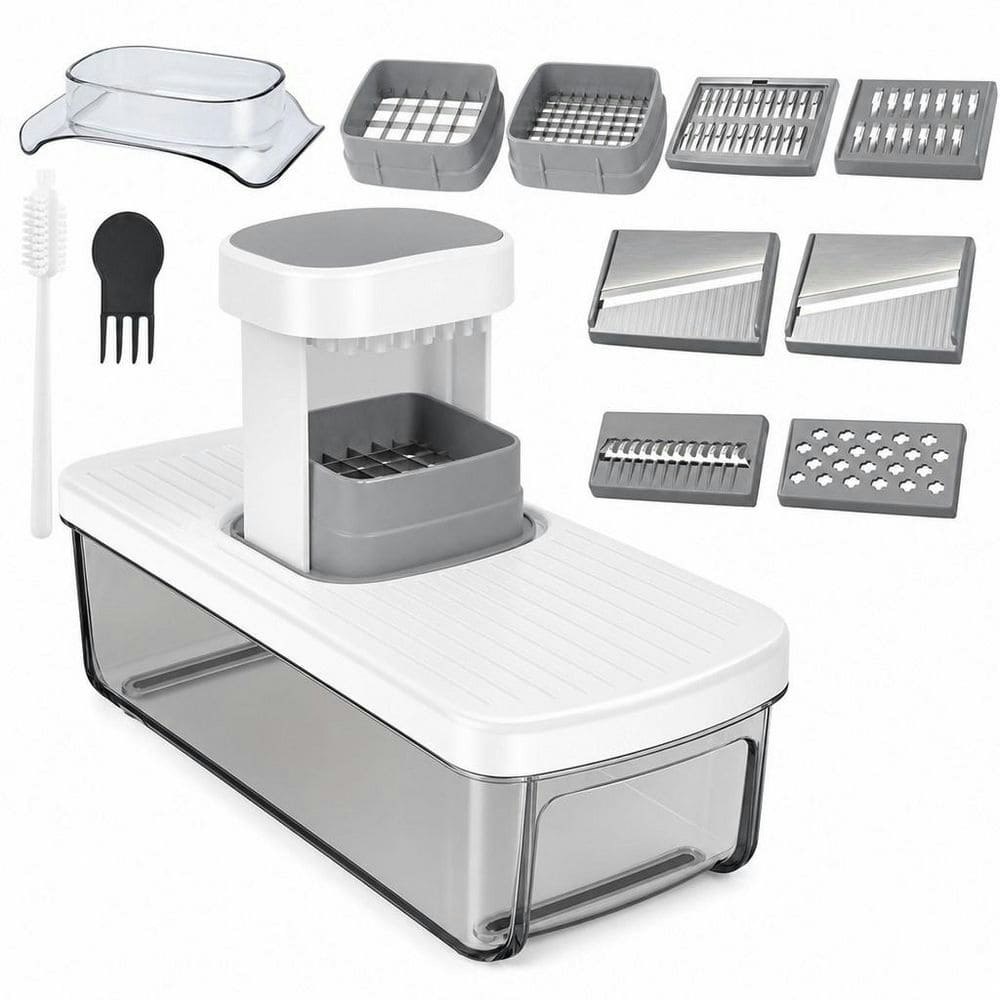 8-in-1 Vertical Mandoline Vegetable Chopper and Slicer: $86.77