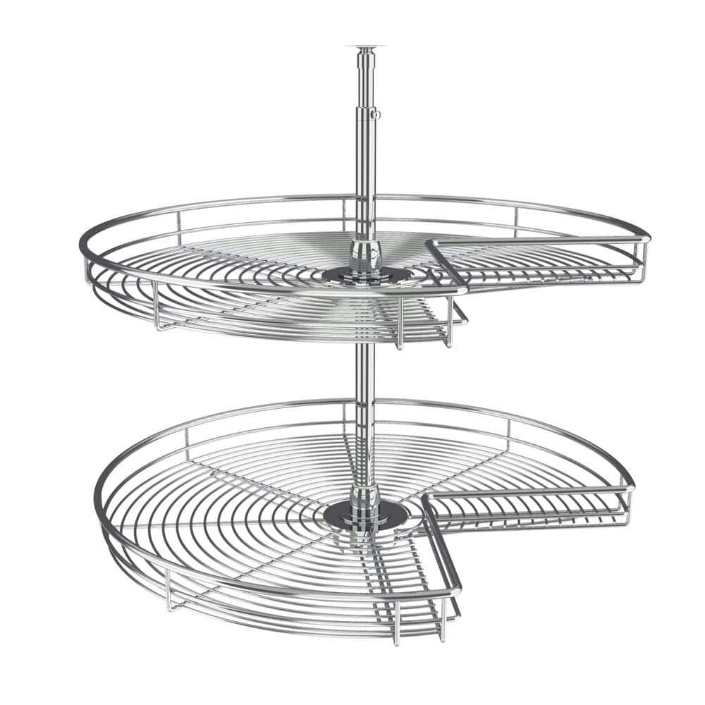 28-Inch Chrome Kidney Shaped Lazy Susan: $290