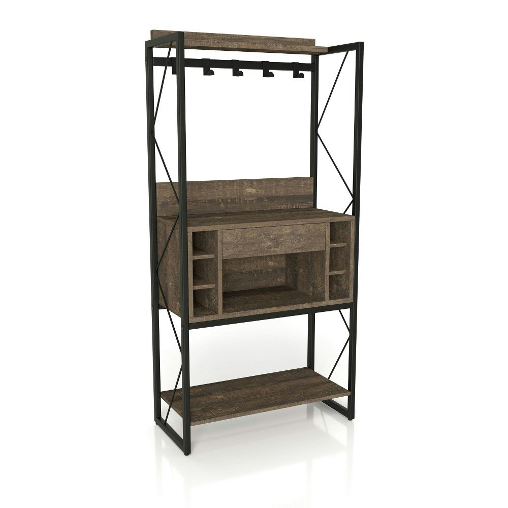 Orella 67-inch Rustic Reclaimed Oak Baker's Rack: $284.99