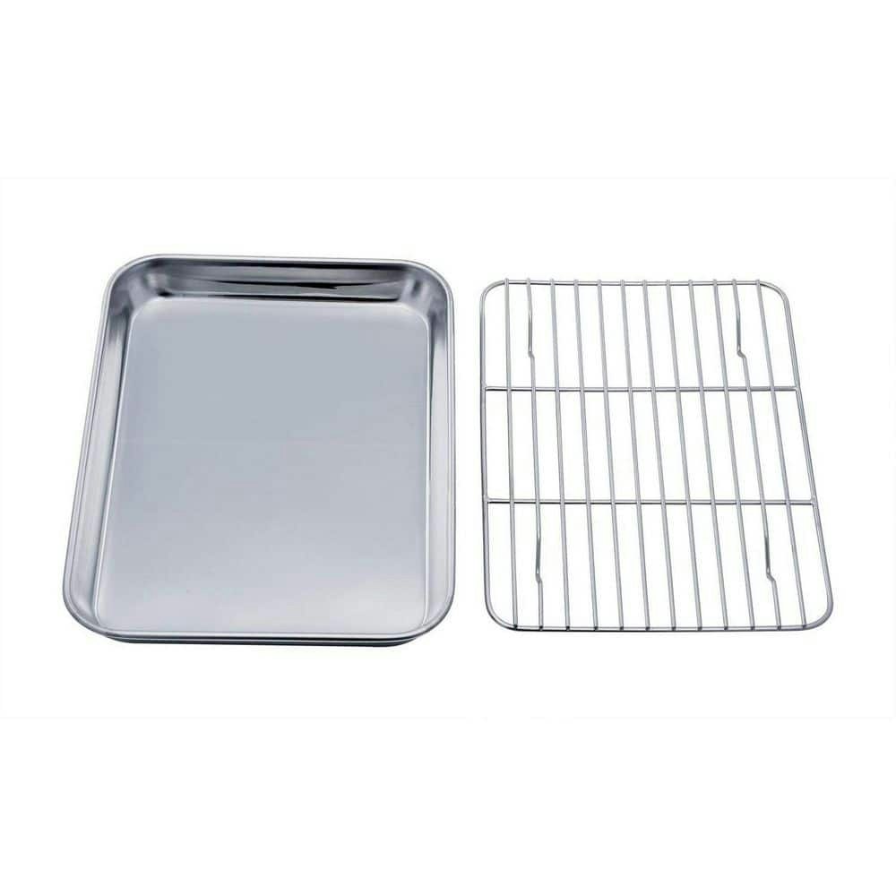 Stainless Steel Toaster Oven Tray with Wire Rack: $54.93