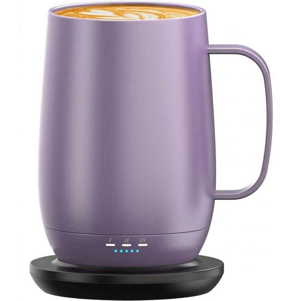 20-ounce Heated Ceramic-Coated Stainless Steel Coffee Mug: $165.62