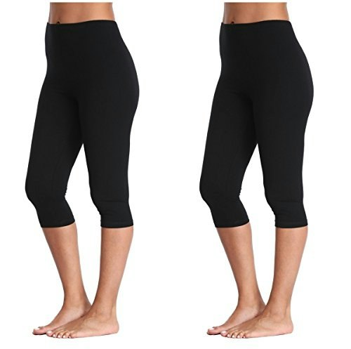 Kotii Women's 3/4 Capri Yoga Leggings: $18.99 Kotii Women's 3/4 Capri Yoga Leggings: $18.99
