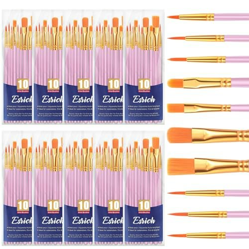 Esrich Paint Brushes 100-Pack: $12.71 Esrich Paint Brushes 100-Pack: $12.71