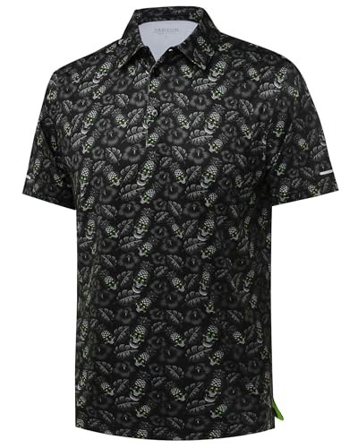 Yamxdm Men's Performance Moisture Wicking Golf Polo Shirt: $17.99 Yamxdm Men's Performance Moisture Wicking Golf Polo Shirt: $17.99