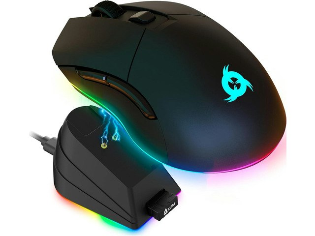 Klim Blaze Pro Rechargeable Wireless Gaming Mouse with Charging Dock: $58.87