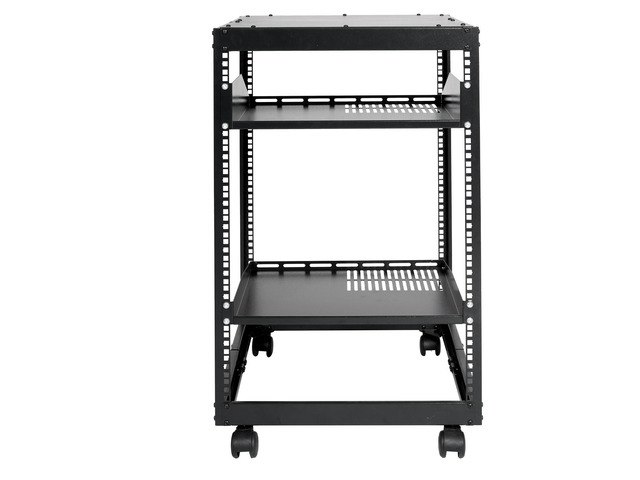 15U Adjustable Depth Open Frame Server Rack: $115.90