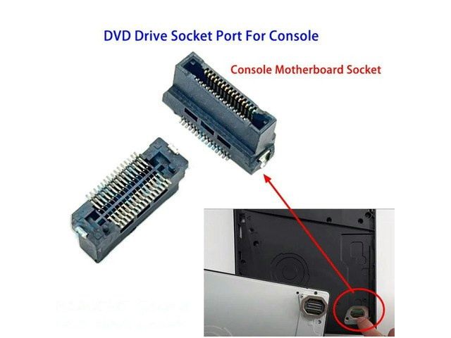 PS5 Slim Disk Drive Motherboard Socket Port Replacement: $28.29