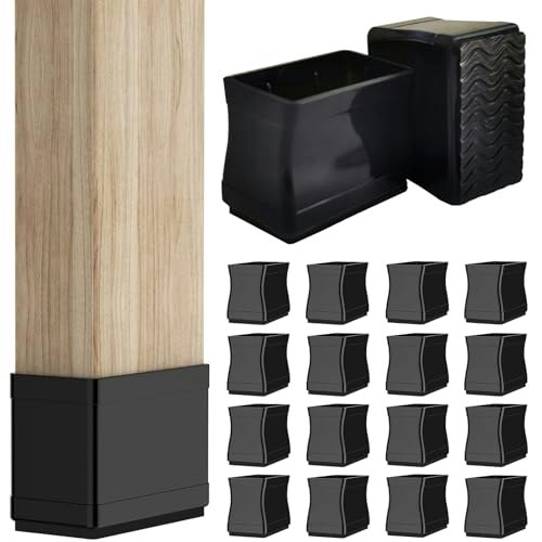 1x2-Inch Rectangle Chair Leg Floor Protectors 16-Pack: $15.99 1x2-Inch Rectangle Chair Leg Floor Protectors 16-Pack: $15.99