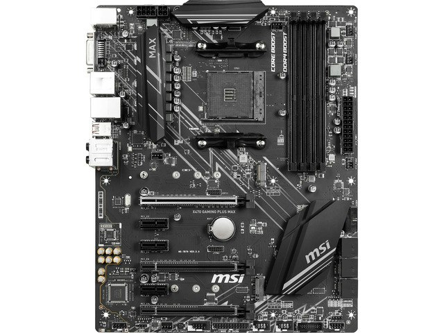 MSI X470 Gaming Plus Max AM4 ATX Motherboard: $140.51 MSI X470 Gaming Plus Max AM4 ATX Motherboard: $140.51