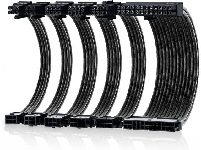 Cable Matters 6-Piece Sleeved PSU Extension Cable Kit: $69.89 Cable Matters 6-Piece Sleeved PSU Extension Cable Kit: $69.89
