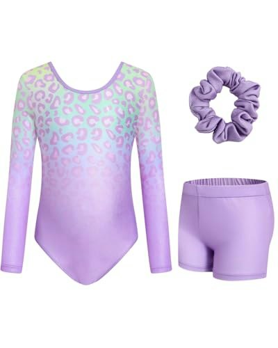 JiAmy Girls Gymnastics Leotards 3-Pack: $14.98 JiAmy Girls Gymnastics Leotards 3-Pack: $14.98
