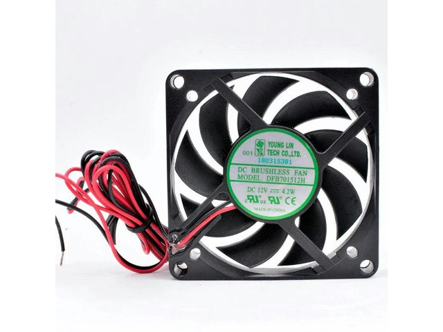 DFB701512H 70mm DC 12V Cooling Fan: $24.74 DFB701512H 70mm DC 12V Cooling Fan: $24.74