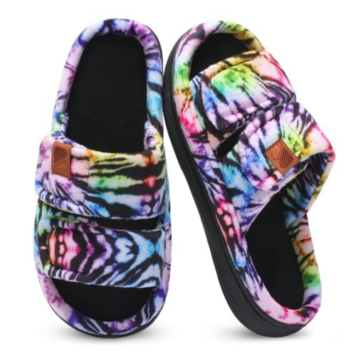 Barerun Women's Fuzzy Open Toe House Slippers: $22.31 Barerun Women's Fuzzy Open Toe House Slippers: $22.31