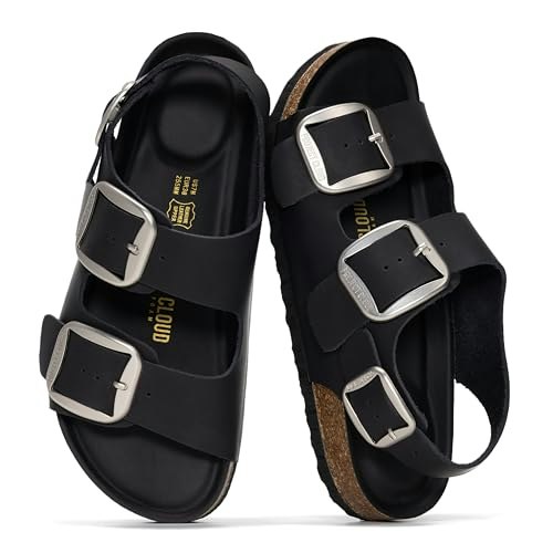 Women's Leather Ankle Strap Footbed Sandals: $25.42 Women's Leather Ankle Strap Footbed Sandals: $25.42