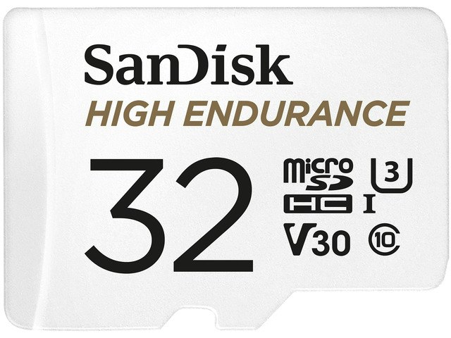 SanDisk 32GB High Endurance microSDHC Card with Adapter: $22.99
