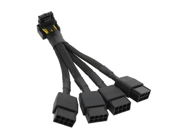 12VHPWR to 4x8-Pin PCIe Graphics Card Power Adapter Cable: $40.99