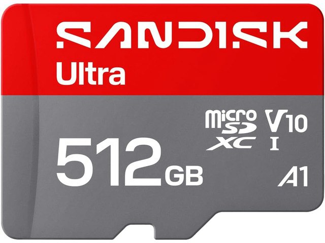 SanDisk 512GB Ultra microSD UHS-I Card: $119.99 SanDisk 512GB Ultra microSD UHS-I Card: $119.99
