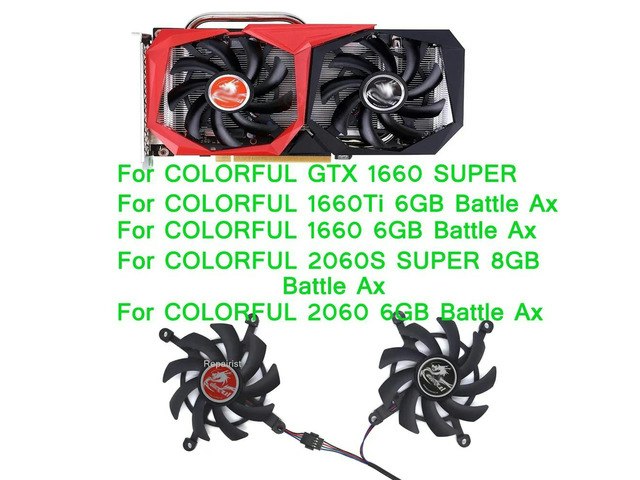 GTX 1660, 1660Ti, 2060, and 2060 Super Graphics Card Cooling Fan: $32.84