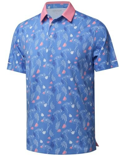 Yamxdm Men's Moisture-Wicking Performance Golf Polo Shirt: $17.98 Yamxdm Men's Moisture-Wicking Performance Golf Polo Shirt: $17.98