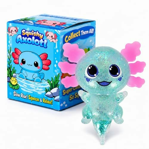 Axolotl Squishy Stress Ball: $6.49