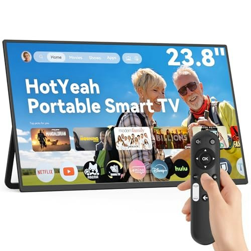 Portable 23.8-inch Smart TV and Monitor: $299.96 Portable 23.8-inch Smart TV and Monitor: $299.96