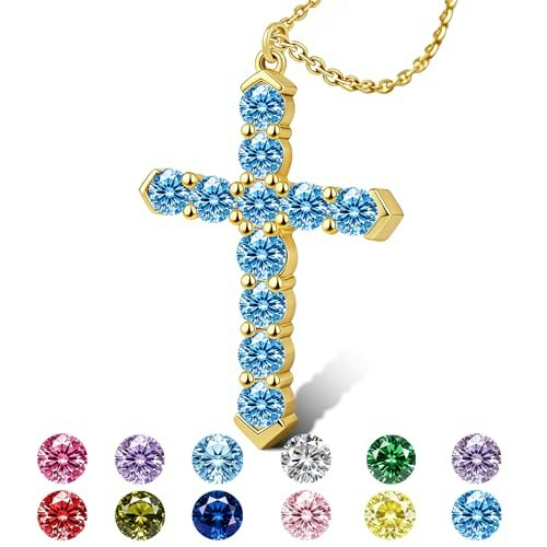 Helirose Gold Cross Pendant Necklace: $8.98 Helirose Gold Cross Pendant Necklace: $8.98