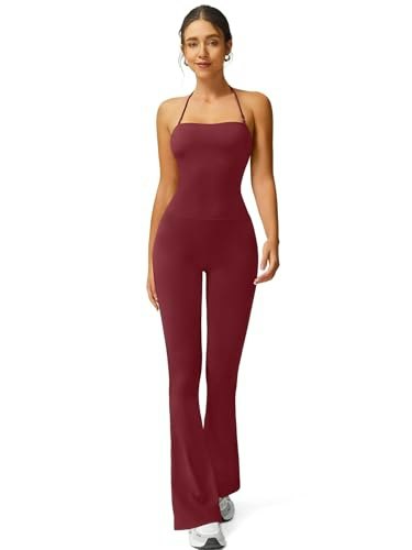 TimeOFF Tummy Control Flare Yoga Jumpsuit: $23.39 TimeOFF Tummy Control Flare Yoga Jumpsuit: $23.39