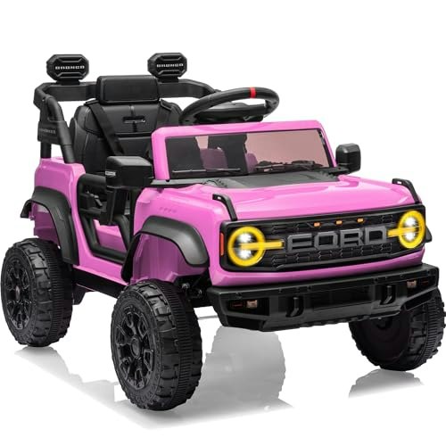 12V Ford Bronco Raptor Electric Ride-On Car: $186.98