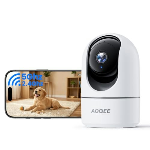 Aoqee G5 2K 360-Degree Indoor Security Camera: $15.99