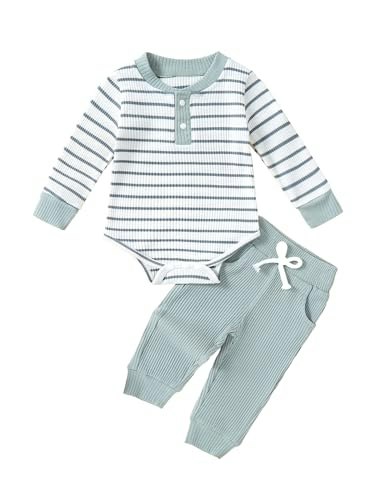 Hihosdor Baby Boy Ribbed Knit Romper and Pants Outfit: $12.73 Hihosdor Baby Boy Ribbed Knit Romper and Pants Outfit: $12.73